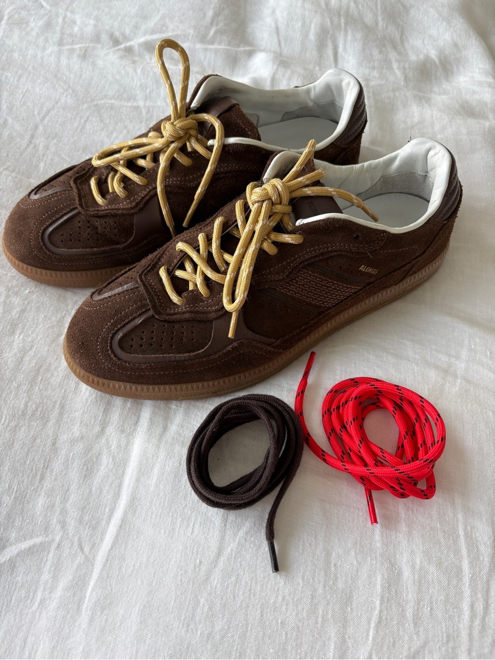 ALOHAS TB.490 Rife Sneakers Chocolate Brown Suede Size 39